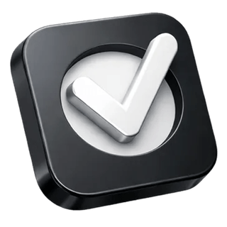 3D checkmark approval icon on Testmodnewblocks1 about page